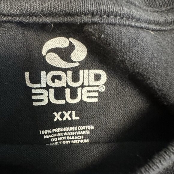Pink Floyd Dark Side Of The Moon XXL T-Shirt 2012 Liquid Blue Prism Rainbow - Picture 4 of 6
